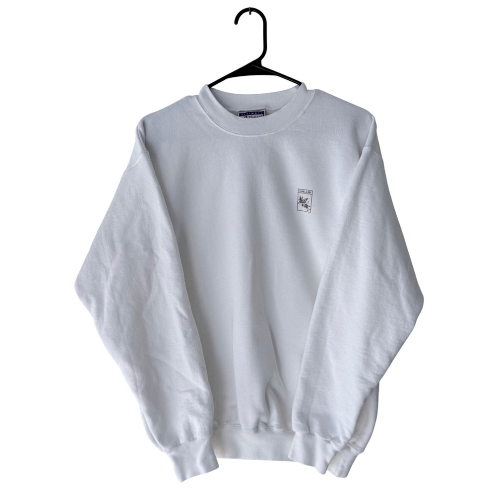 Vintage 90s Vanilla Ink Hanes‎ Cotton Blend Crewneck Sweatshirt Graphic Print